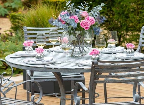 Metal Garden Dining Tables & Chairs - Southwold Collection