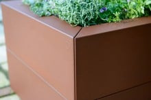 Harrod Superior Metal Raised Beds - Corten Effect