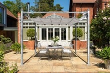 Southwold Traditional Pergola & Dining Table Set