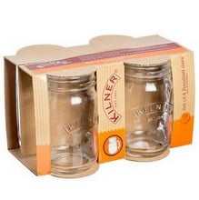 Kilner Set of 4 Mason Jars