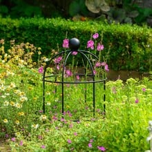 Lobster Pot Plant Support - Matt Black