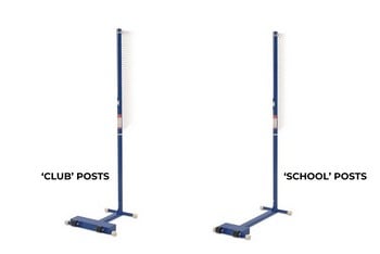 Badminton Wheelaway Posts & Net