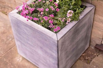 Southwold Square Metal Planter