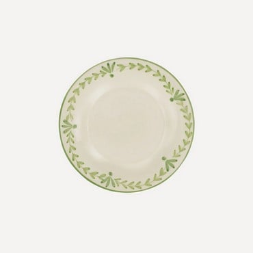 Elouise Dessert Plate - Green