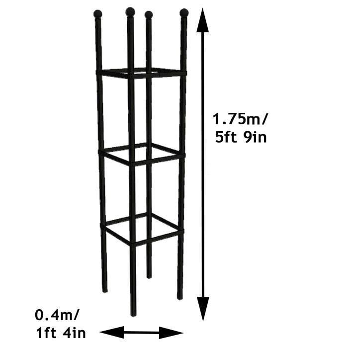 Steel Square Column Obelisk Harrod Horticultural