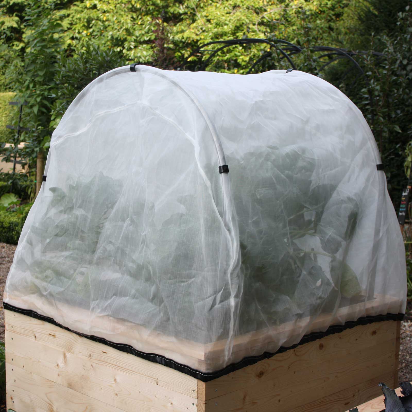 covers hoops protection mesh fitted raised beds