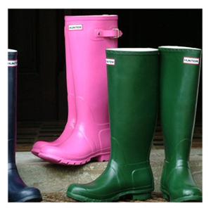 Traditional Hunter Wellington Boot (Size 3 Pink) - Harrod Horticultural