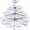 Wire Cupcake Tree - Harrod Horticultural (UK)