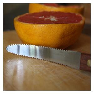 serrated grapefruit knife