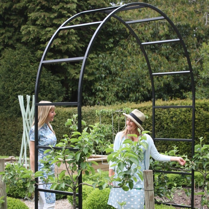 wire garden arch