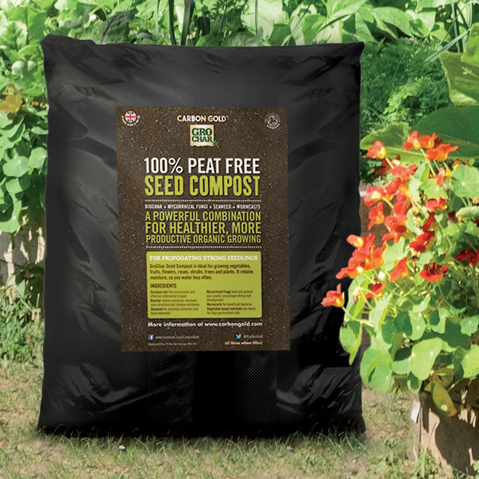 Carbon Gold Biochar Seed Composts - Harrod Horticultural (UK)