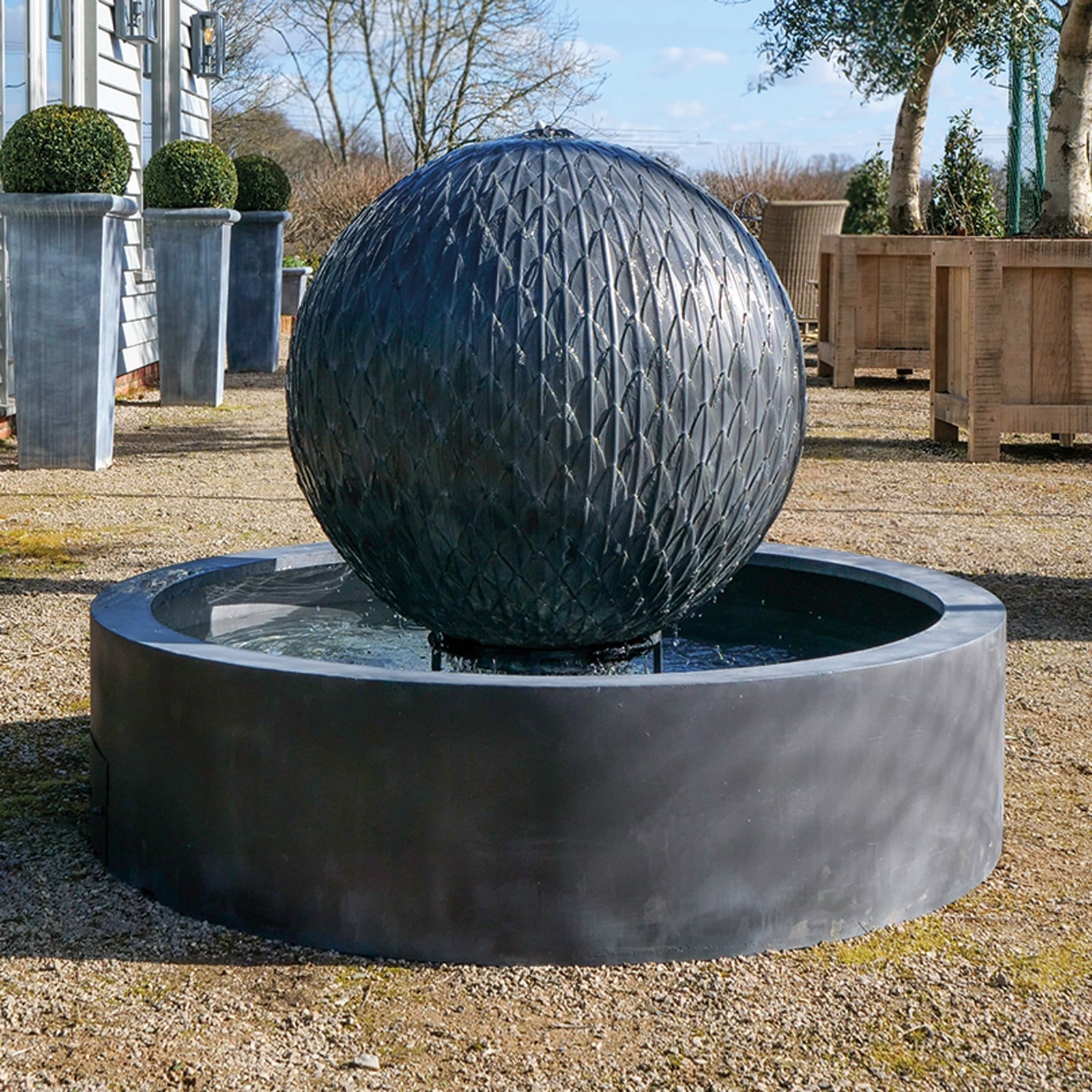 Leaf Ball Water Features - Harrod Horticultural